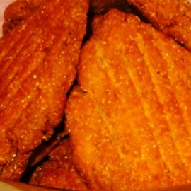 Thekua Made in Wheat Flour with Sugar
