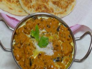 Dal makhani with ghee