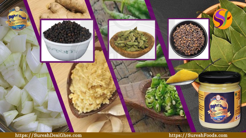 Ingredient of ghee rice :SureshDesiGhee.com