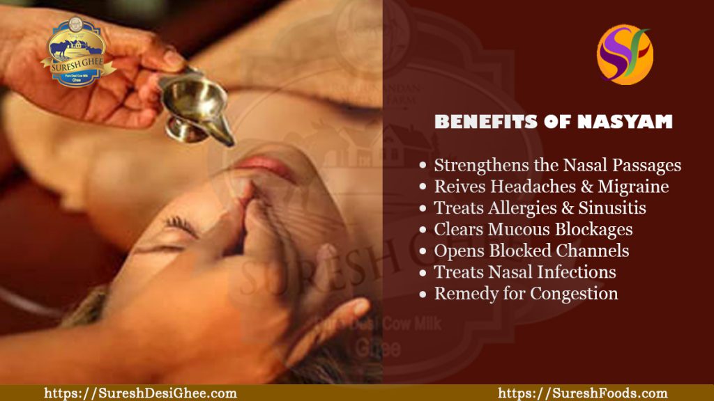 Benefits of Nasyam : SureshFoods.com
