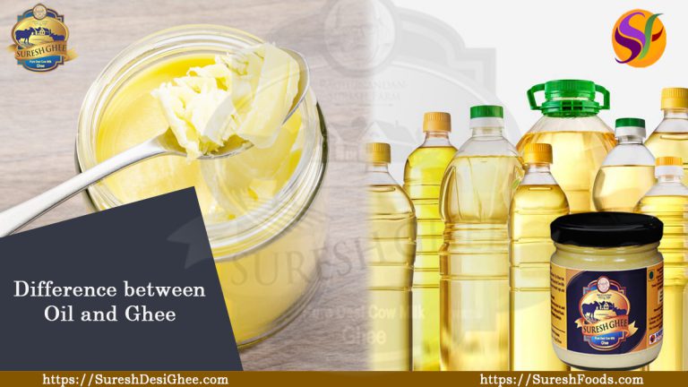 Difference between Oil and Ghee