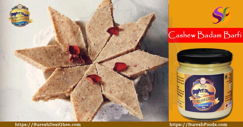 Cashew Badam barfi