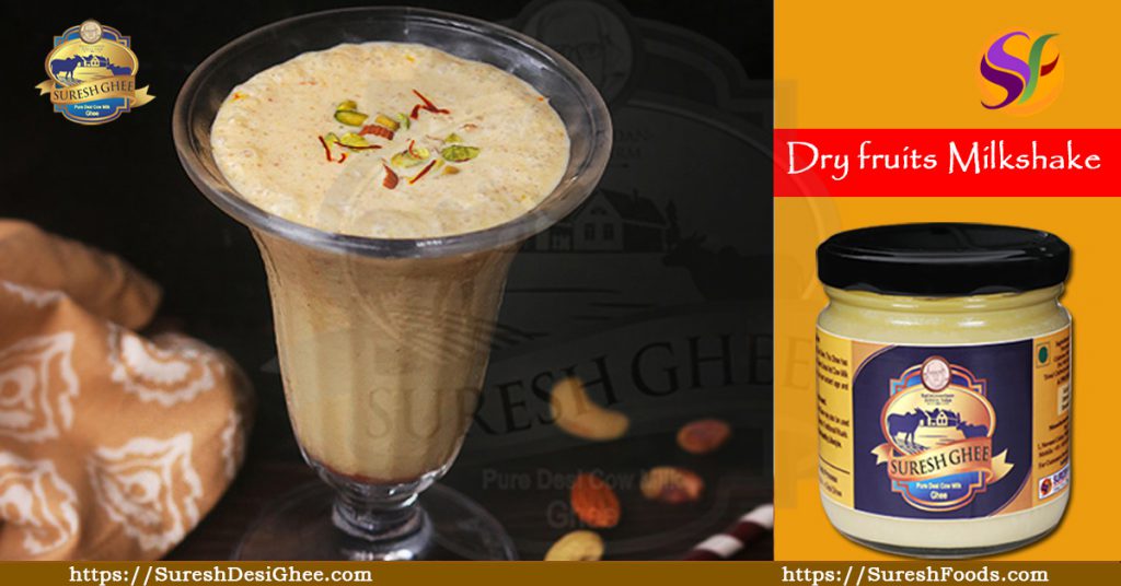 Dry fruits Milkshake