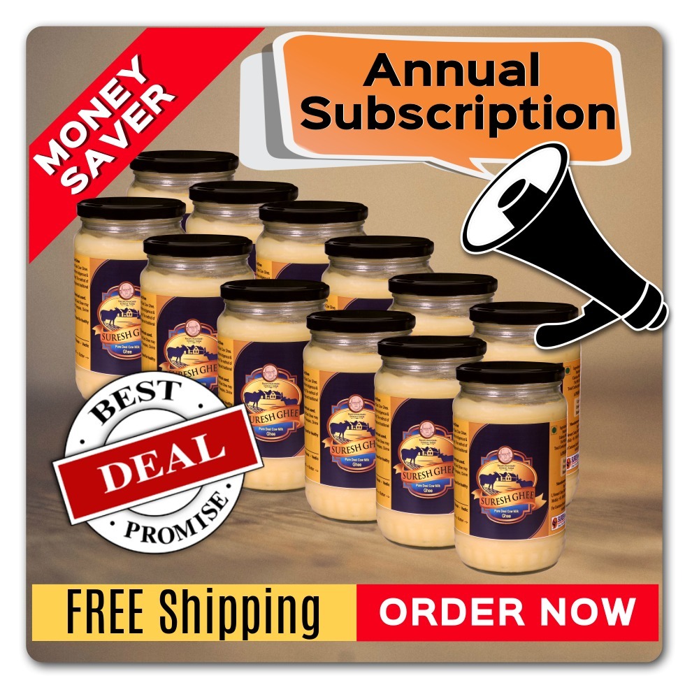 NEW Annual Ghee Subscription