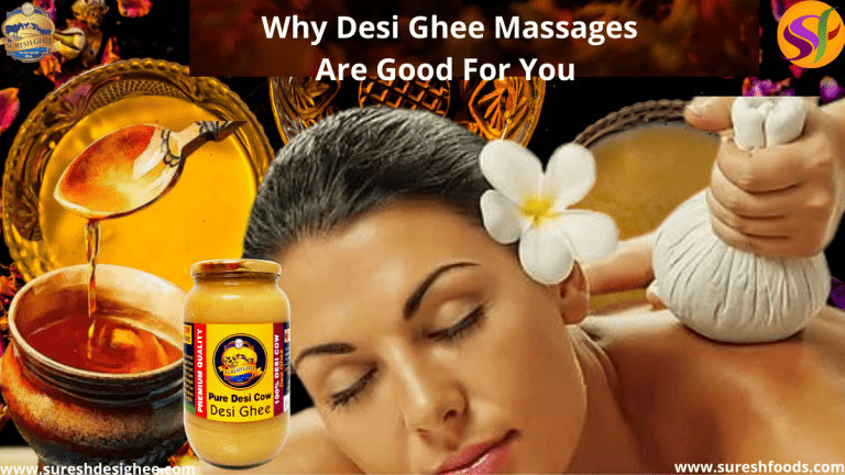 Massaging with desi ghee benefits