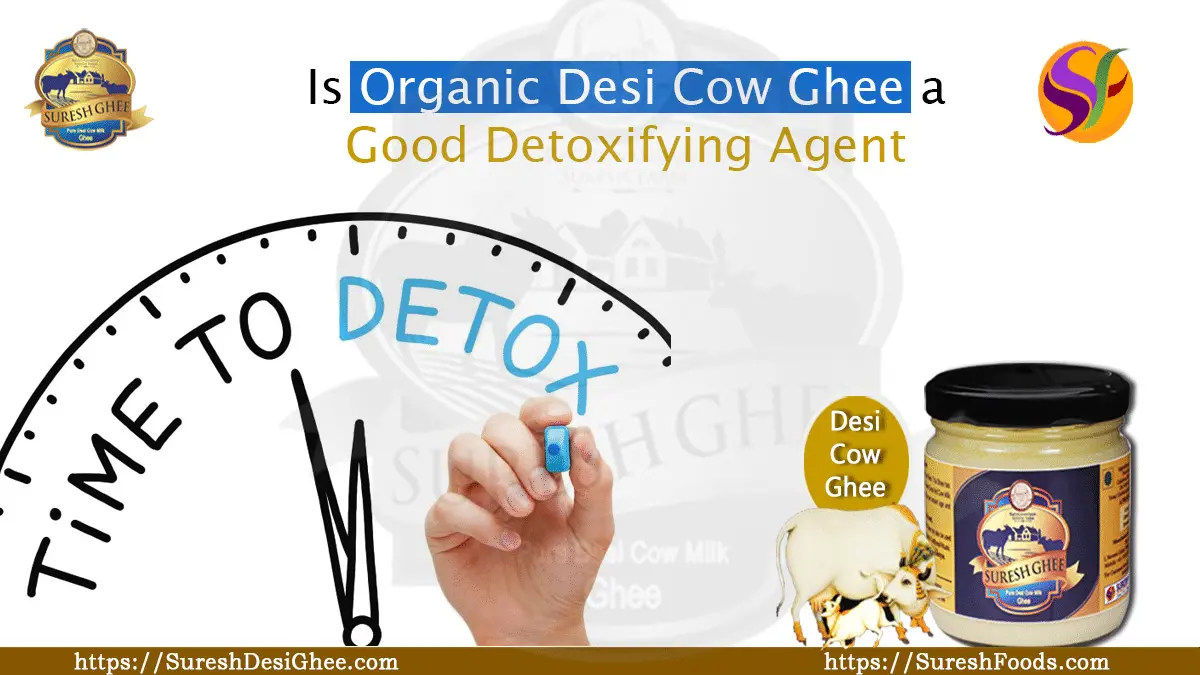 Is organic desi cow ghee a detoxifying agent : SureshFoods.com